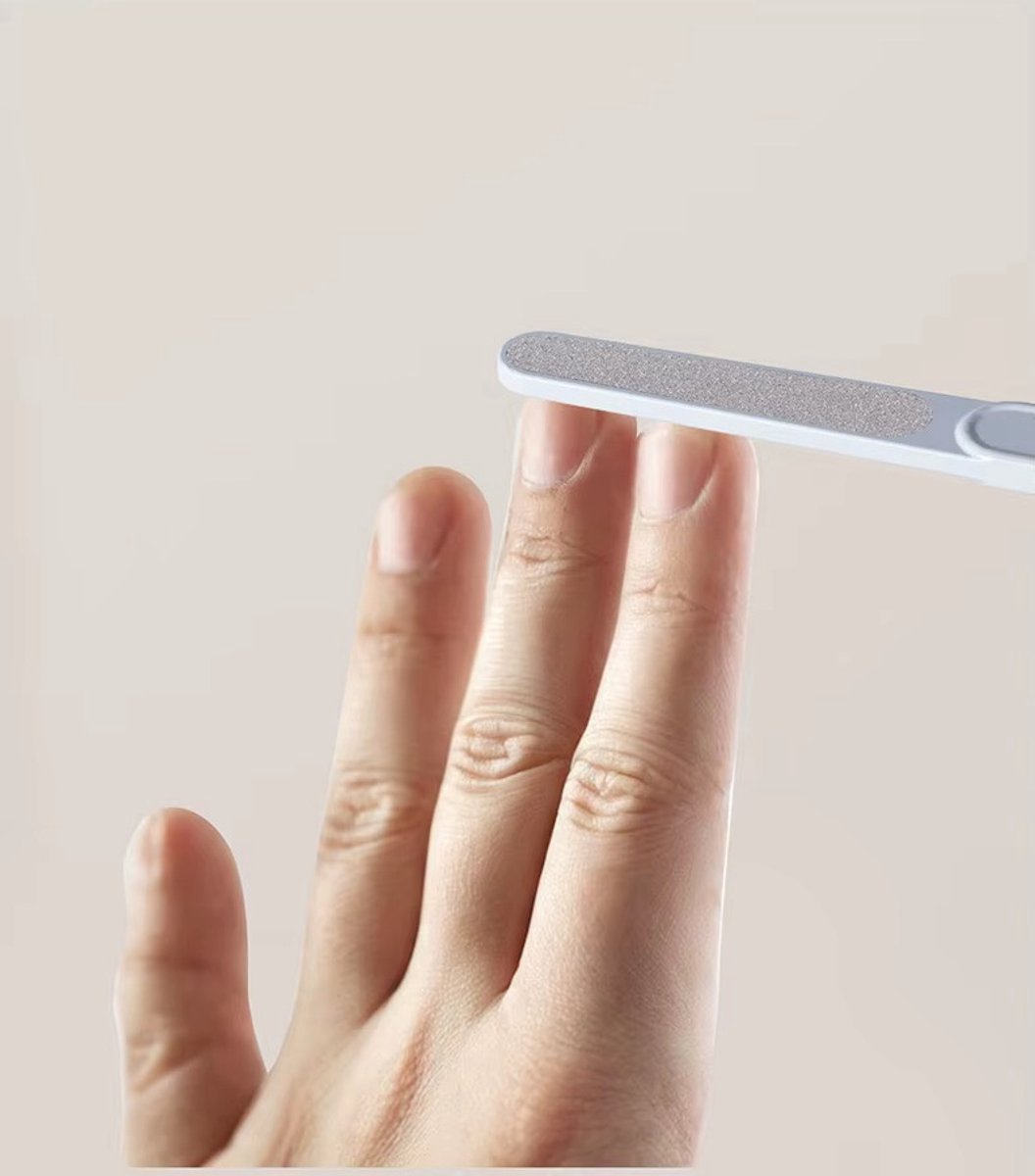 Manicureset Baby - Nagelschaar - Vijl - Nagelknipper - Pincet - Beer Wit Oranje - Kraamcadeau — cadeau in Verzorging - foto 5