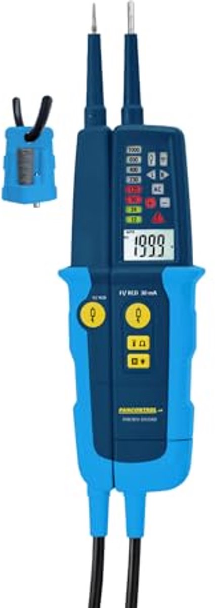 Spanningstester met LED en LCD-display 1000V voor woning en industrie