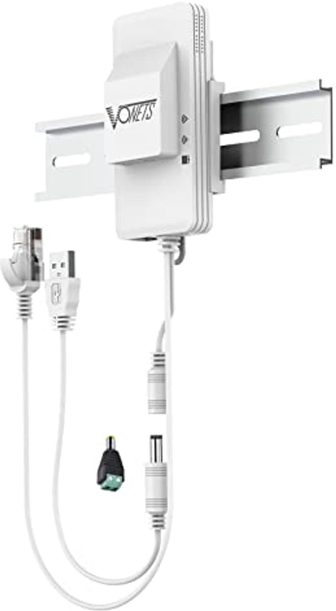 Dual Band WiFi Bridge en Repeater met Ethernet Conversie en Slimme Koelventilator