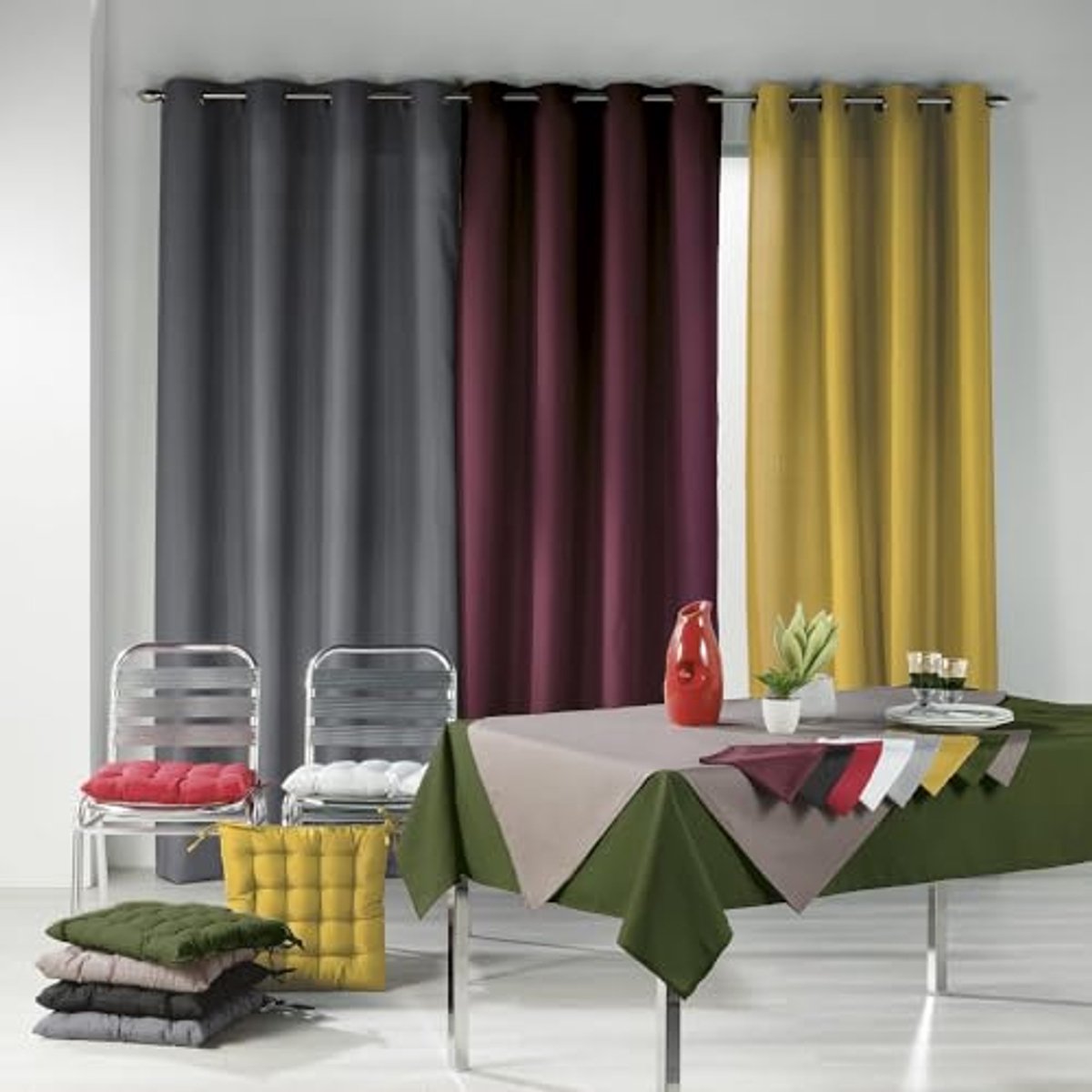 Rechthoekig Tafelkleed 140 x 200 cm - Polyester Effen Wit