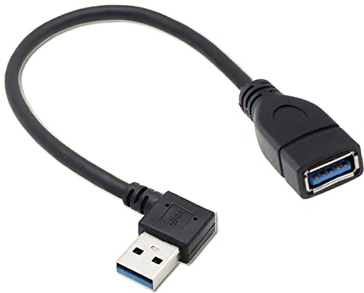 USB 3.0 Type-A Male naar Type-A Female Verlengkabel 20cm