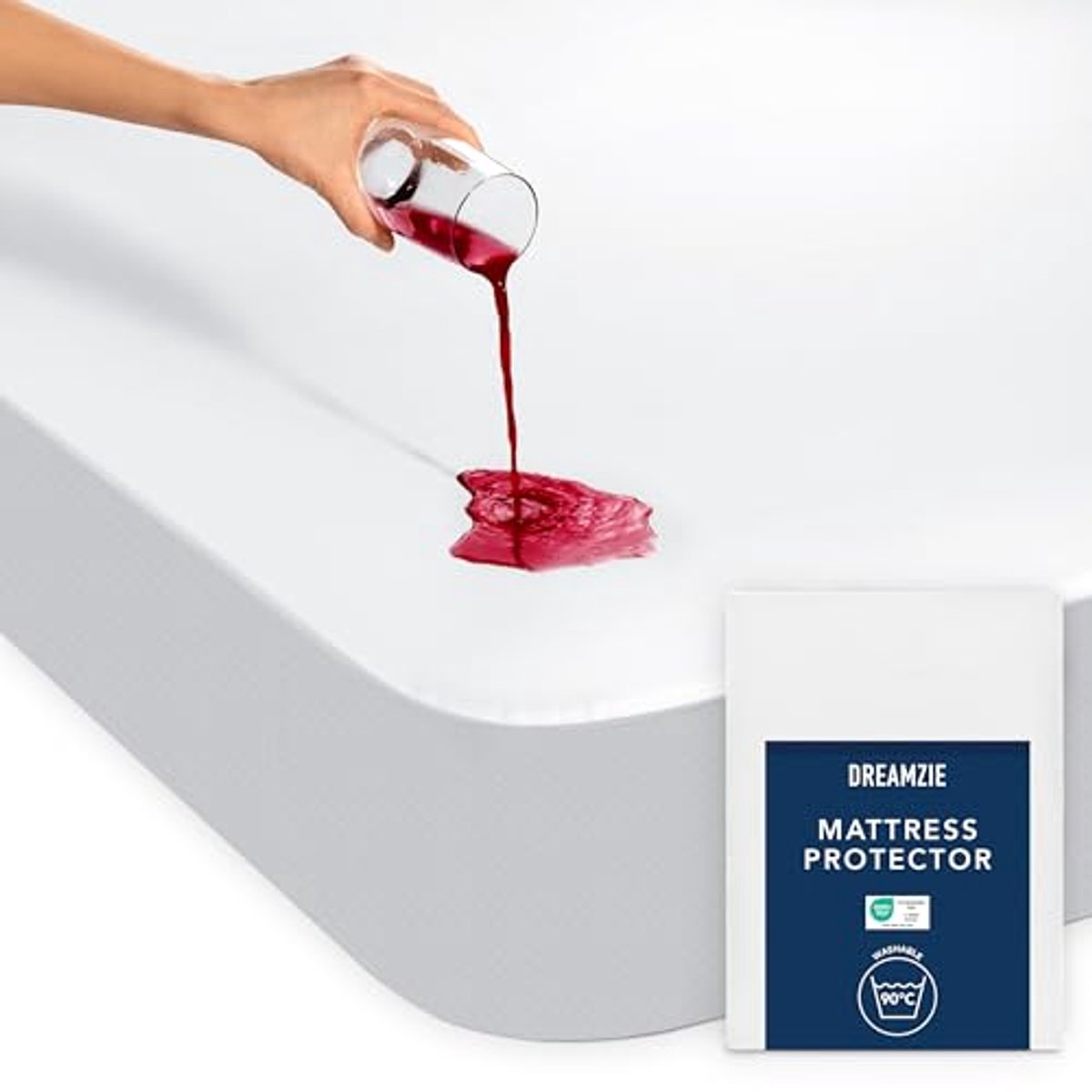 Matrasbeschermer 90x190 cm - Duurzaam en Waterdicht voor Optimale Bescherming