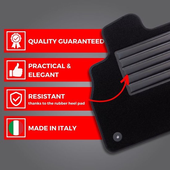TEXER Textiel vloermatten geschikt voor Kia Picanto I Bj. 2003-2011 Basic TEXER Textiel vloermatten geschikt voor Kia Picanto I Bj. 2003-2011 Basic