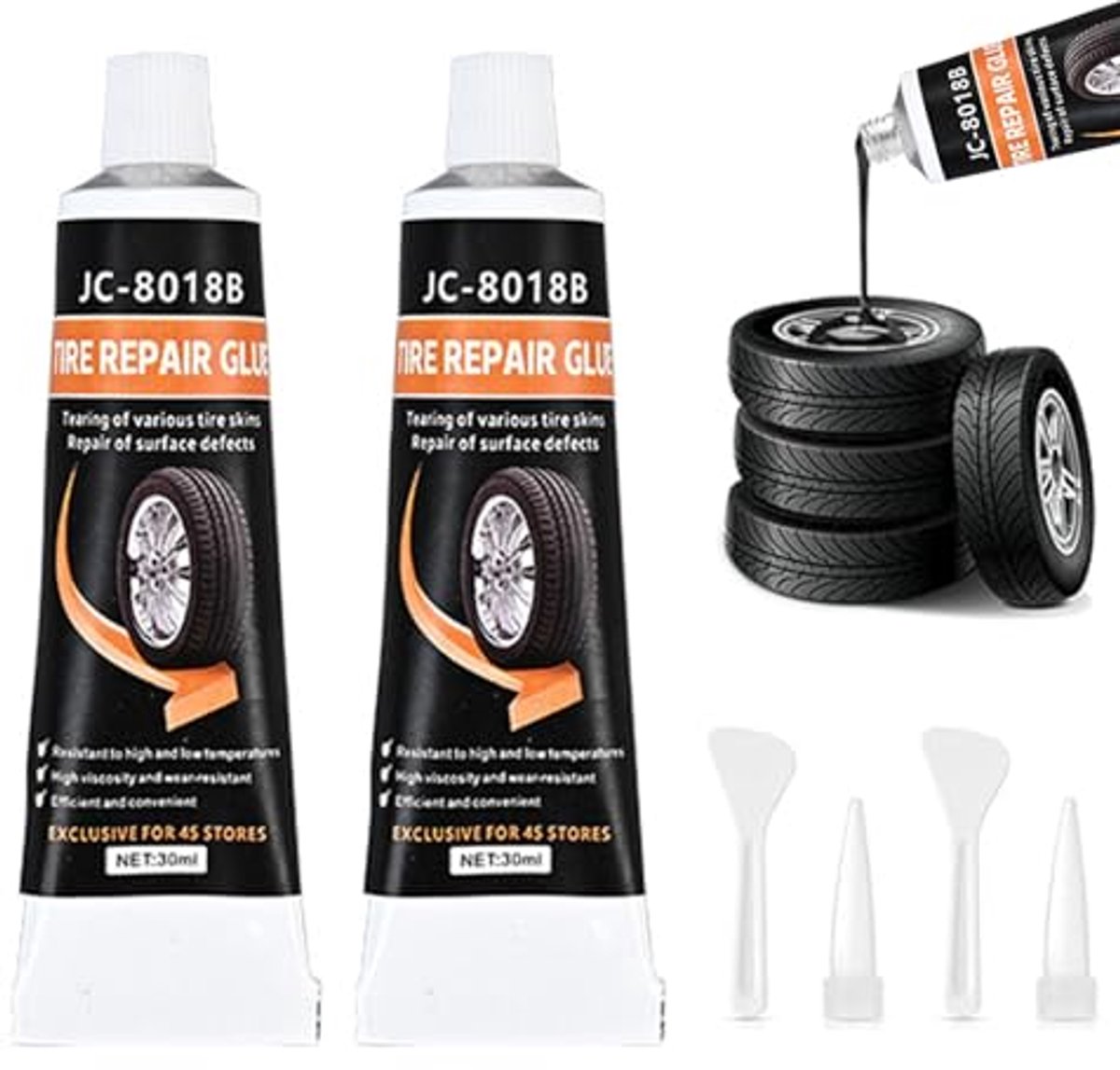 Bandenlijm, Rubberlijm, Bandenreparatieset, Velgenreparatieset