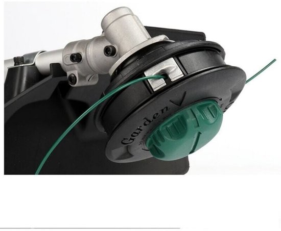 1x Universele Bosmaaierkop - Metaal Kop met M10 Aansluiting - 130mm Tap & Go Systeem - Voor Stihl, Husqvarna & Stiga van Merkloos	 — afbeelding 2