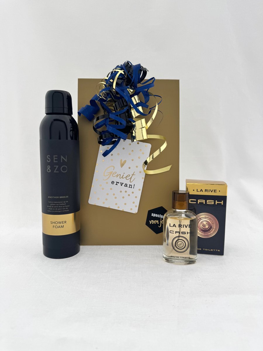 Kadootje •Cadeaupakket Heren• Sen&Zo Gold - Cadeau voor Mannen - Perfect Gifts