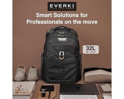 Ruime 32L Laptop Backpack met Verstelbaar Compartment voor 13''-17.3'' - Ideaal voor Werk, Reizen en School