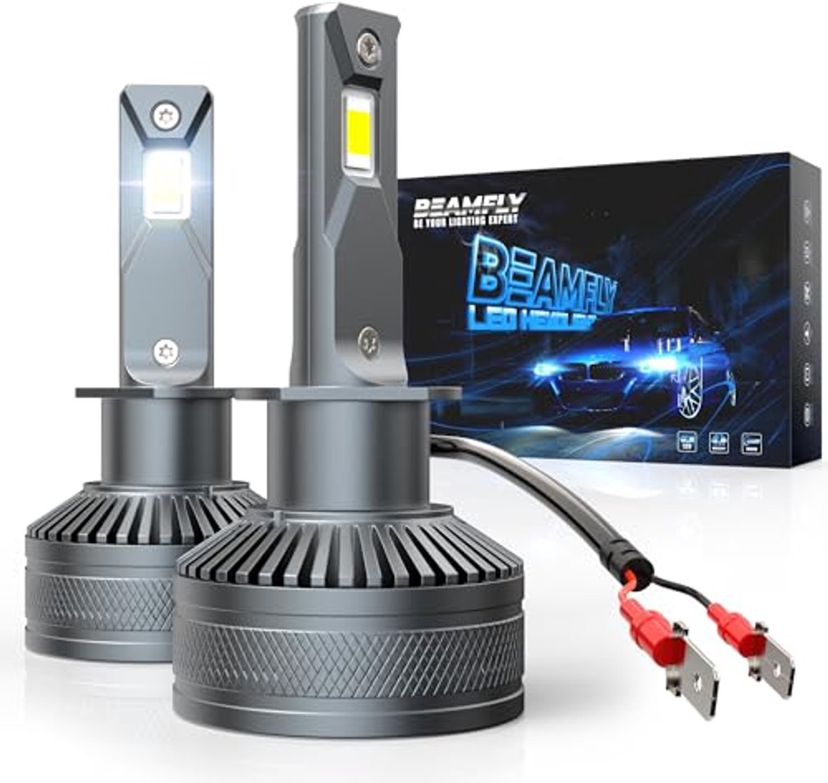 H7 LED-autolampen 130W 28000LM 6000K - Lichtsterkte voor uw auto