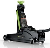 Autokrik / Krik - Met wielen - Incl. Accessoires - Zwart / Groen