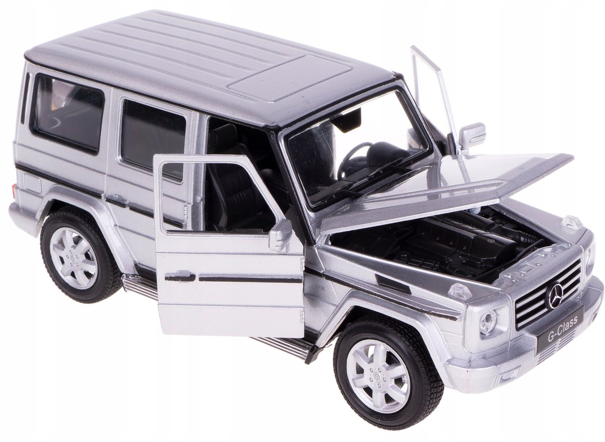 Welly Mercedes-Benz G-Klasse Model Auto Metaal 1:24 Zilver