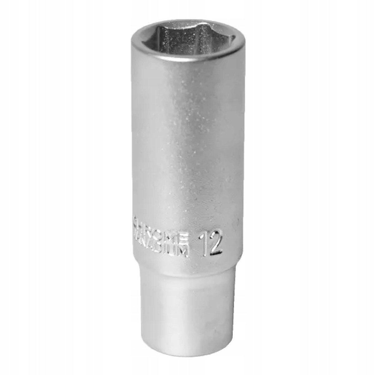 MJW lange dop 1/4" zeskant 12 mm - hoogwaardig staal