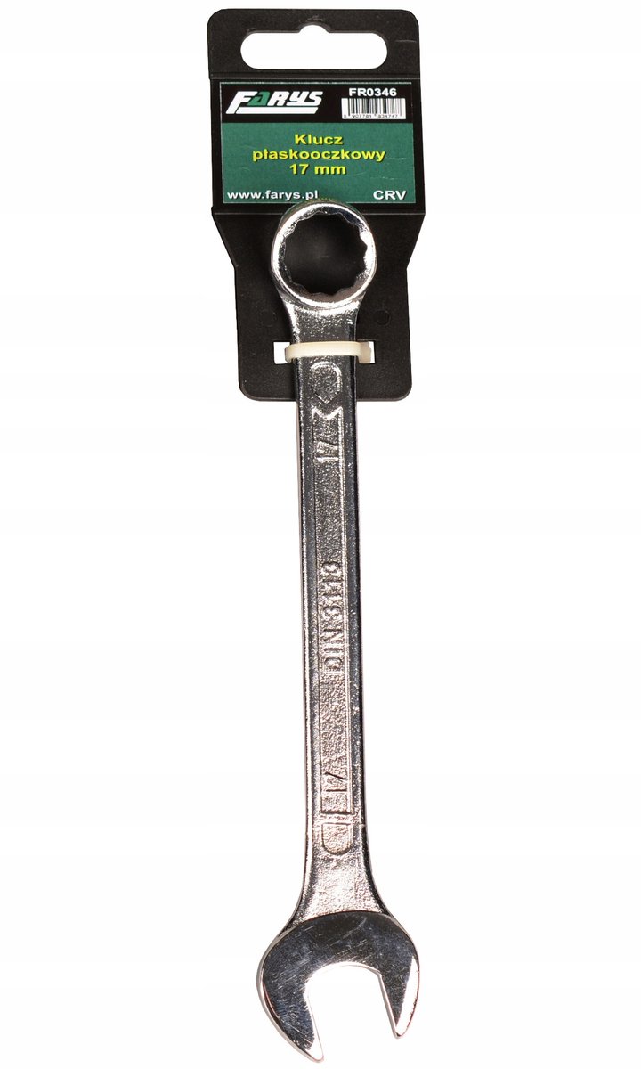 Ringsleutel 17mm - Chroom-Vanadiumstaal
