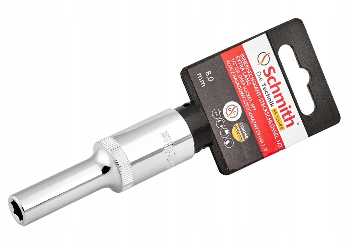 Lange 1/2" 21mm Zeskantige Dop - Hoge Kwaliteit