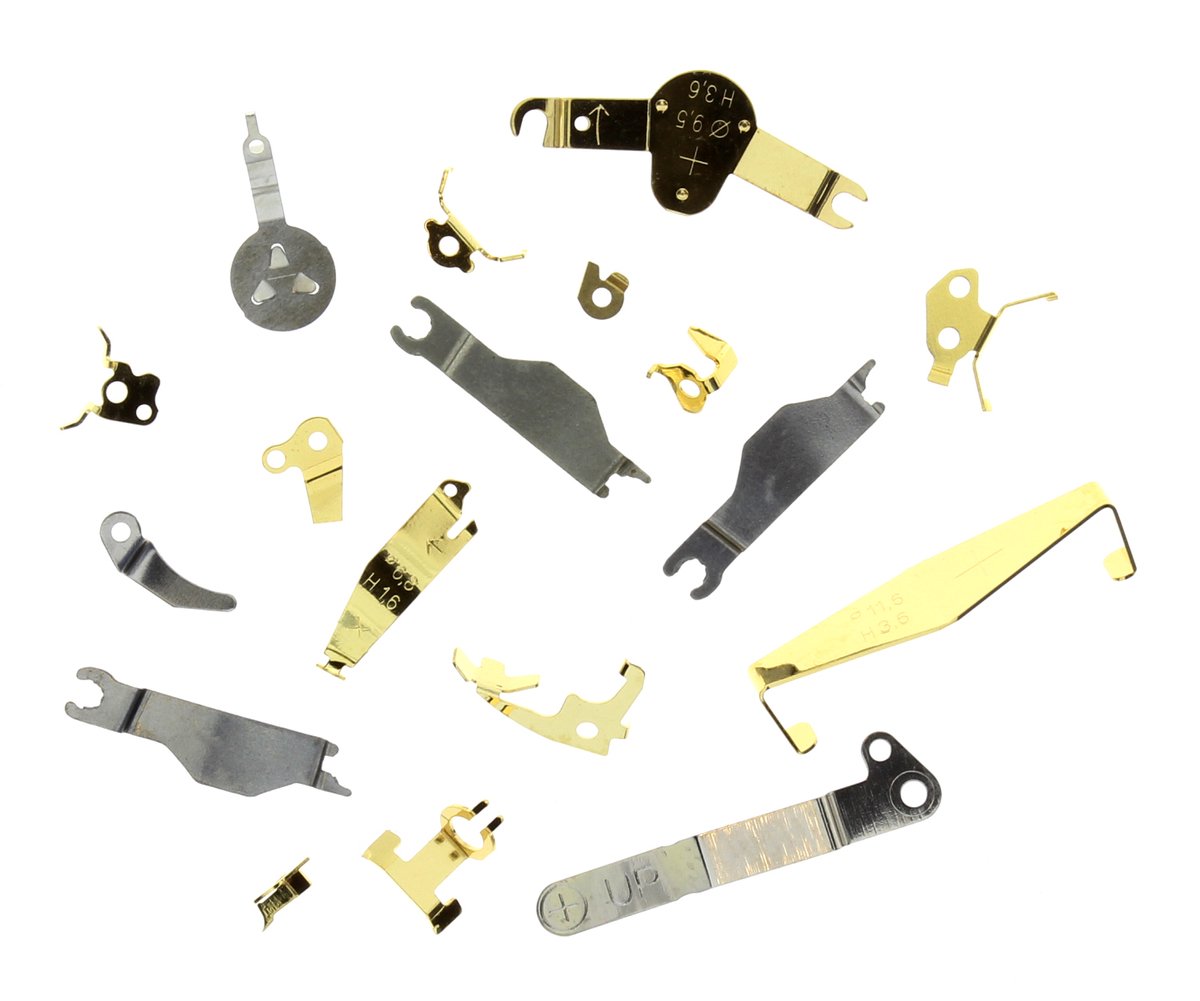 Batterijbevestigingsveren 25 stuks assorti