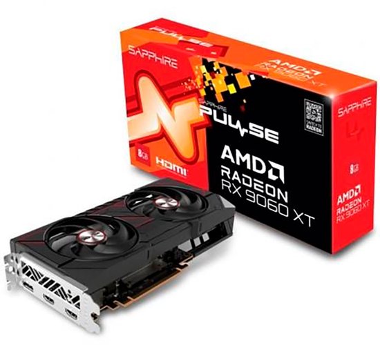 Sapphire PULSE AMD Radeon RX 9060 XT 8GB GPU GDDR6