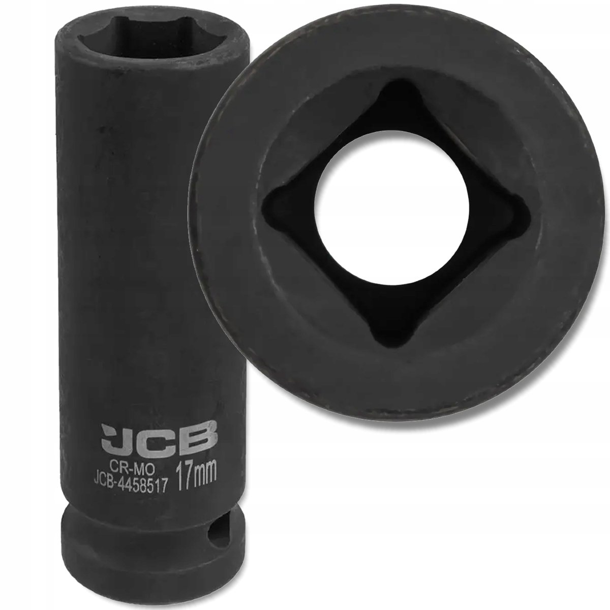 JCB Slagdoppen 1/2" Cr-In 6-kant 17mm Eep