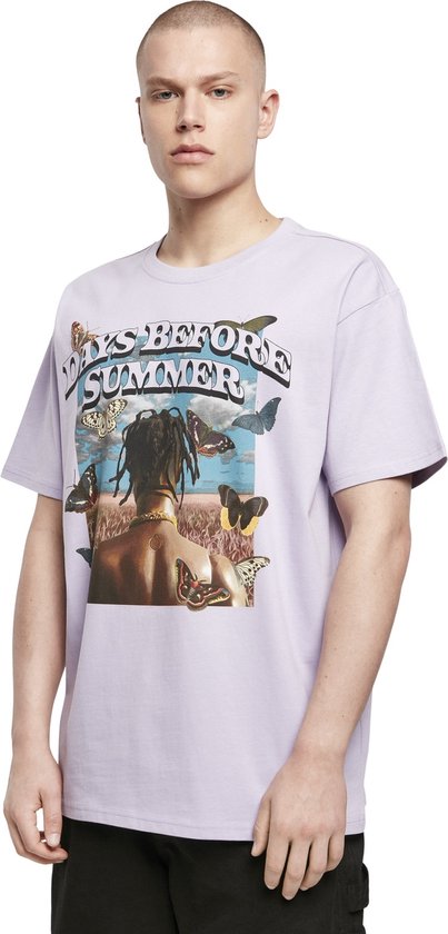 Tshirt Homme Urban Classics - XS- Days Before Summer Oversize Violet
