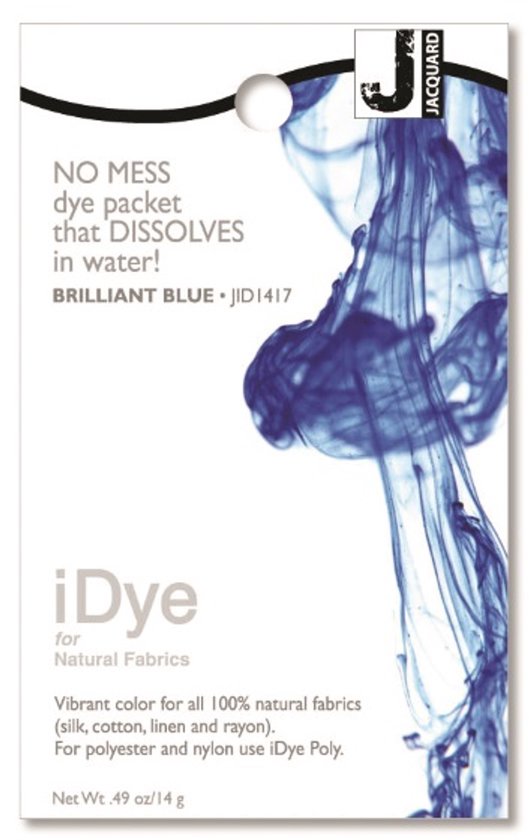 Jacquard iDye Natural 14 gr Blauw Briljant