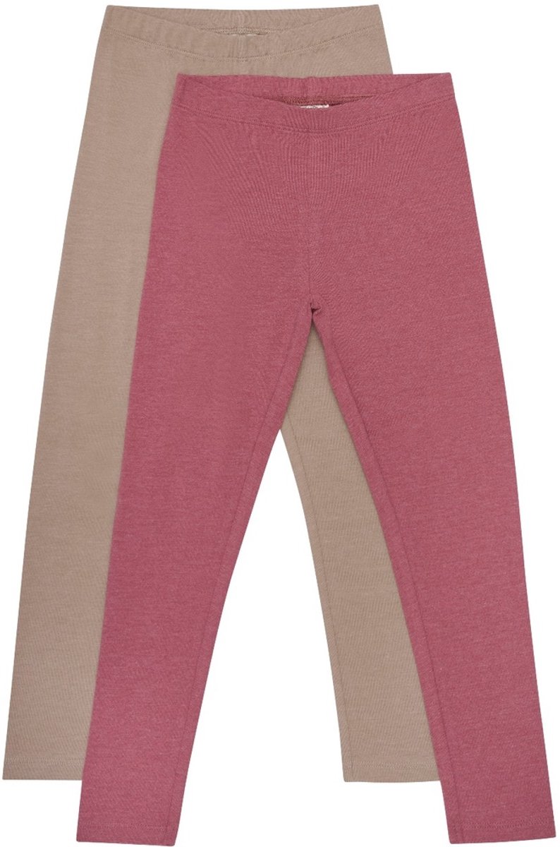 Minymo Kinder Basic Leggings (2-Pack) 4892 Apple Butter-140