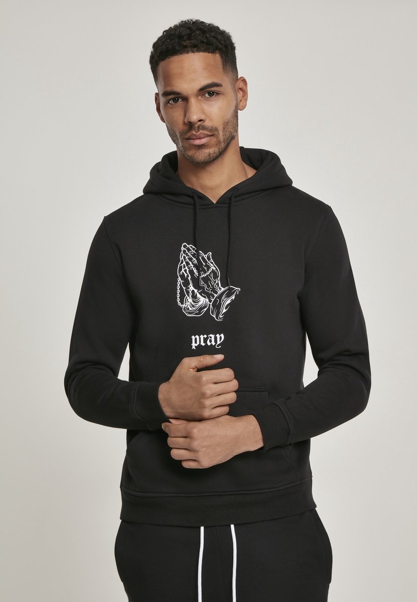 Mister Tee Dark Pray Hoodie/trui XS Zwart