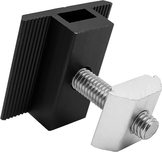 8 stuks 30 mm aluminiumlegering zonnepaneel montagebeugels middenklemmen fotovoltaïsche trapeziumvormige montagebeugels houder zonnepaneel — afbeelding 3