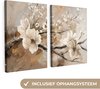 Branche de fleur, Beige Branche de fleur, Beige