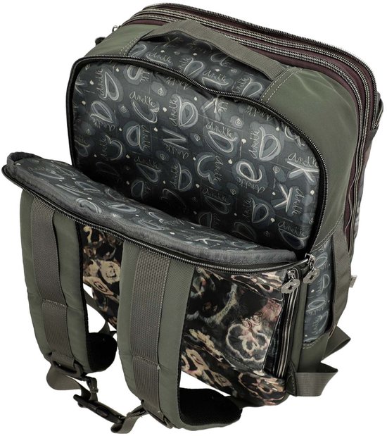 Anekke Alma Sac à Dos De Voyage Pour Femme | Poche Synthétique Pour Femme Avec Ordinateur Intégré | 30 X 43 X 17 Cm | Multicolore, Couleur