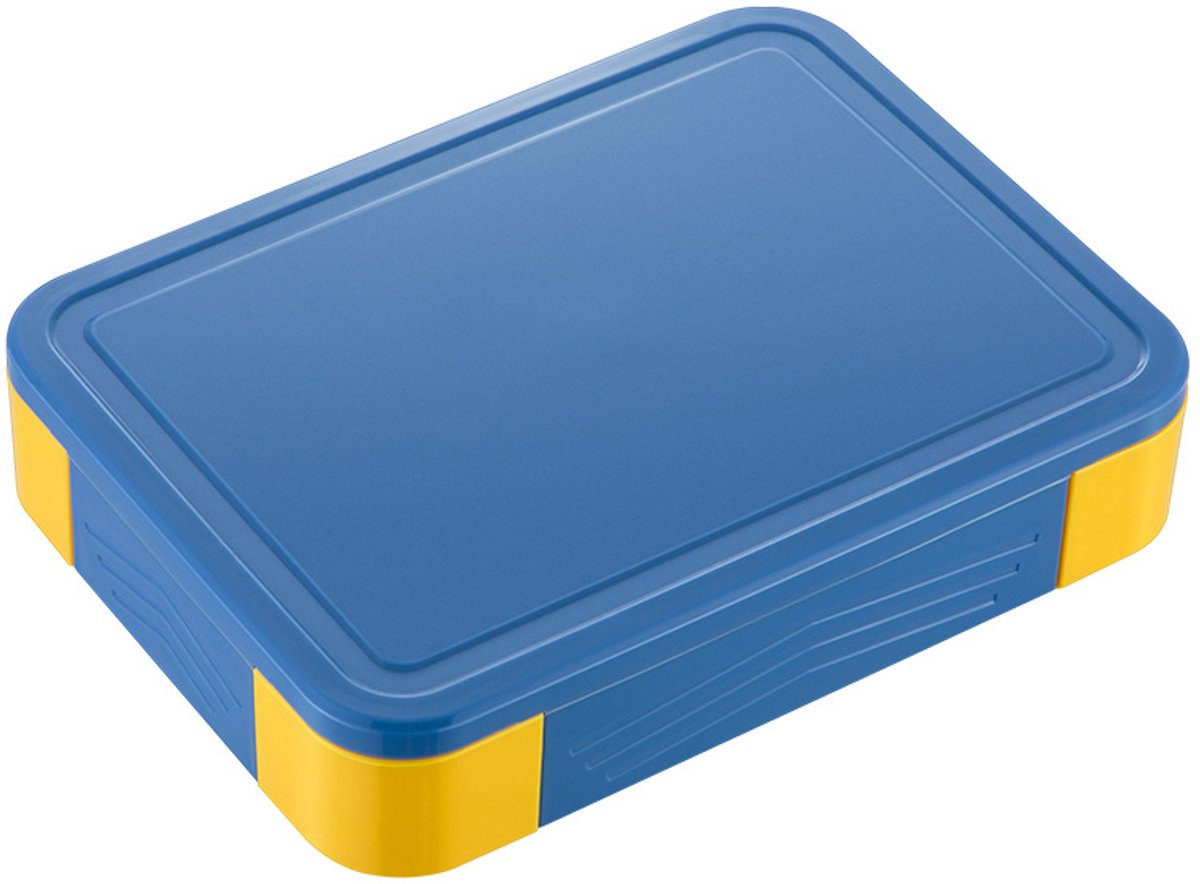 Ynkkvre-Lekvrije Kinder Lunchbox met 5 Vakken – BPA-vrije Broodtrommel, Magnetron- & Vaatwasserbestendig, Ideaal voor School & Onderweg