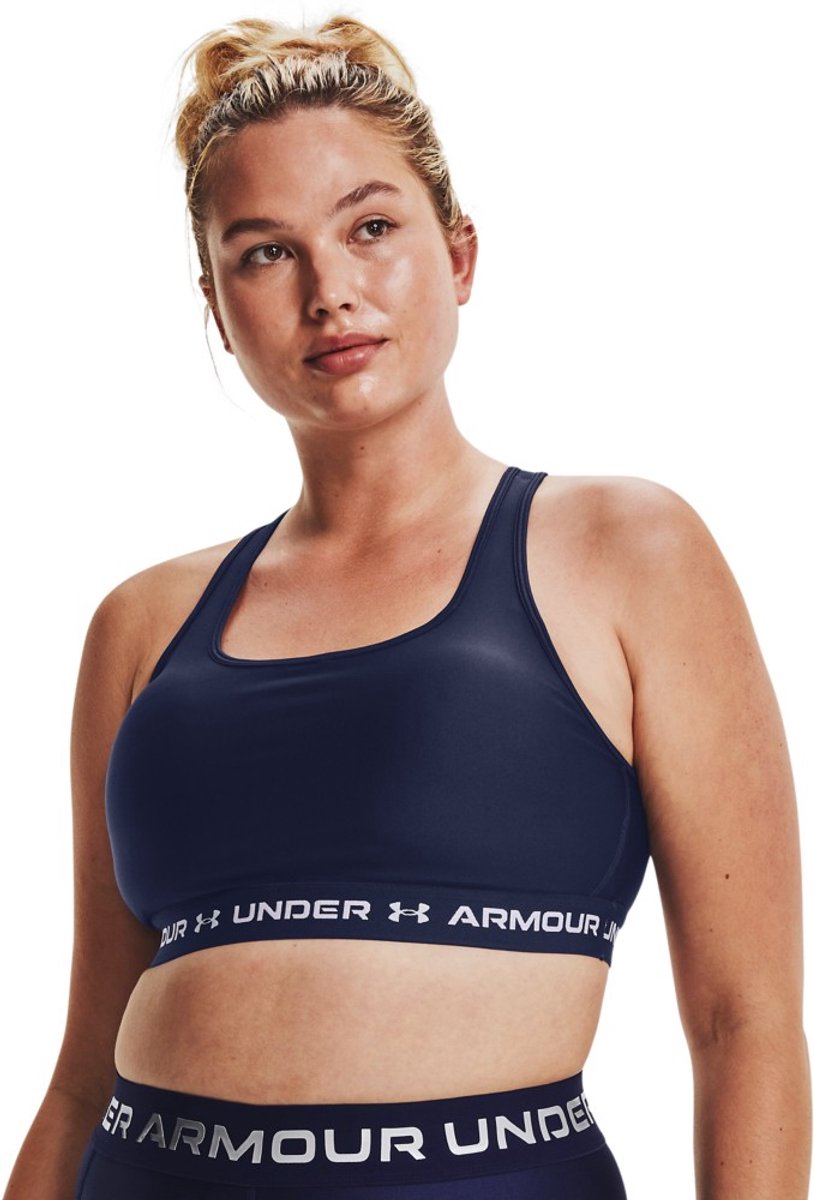 UA Crossback Mid Bra-NVY Size : XS