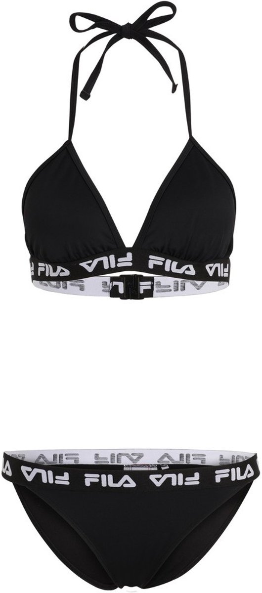 Fila Damen Bikini Split Triangle Bikini -S Zwart