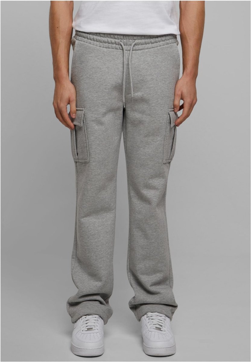 Urban Classics Heavy Straight Leg Cargo Heren joggingbroek 4XL Grijs