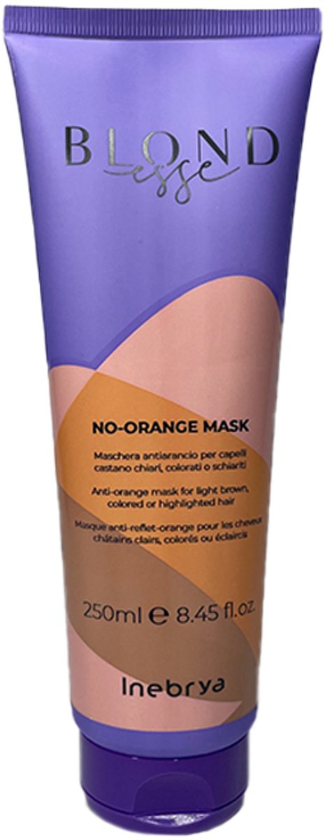 Haarmasker Inebrya BLONDesse Anti-sinaasappelbehandeling 250 ml