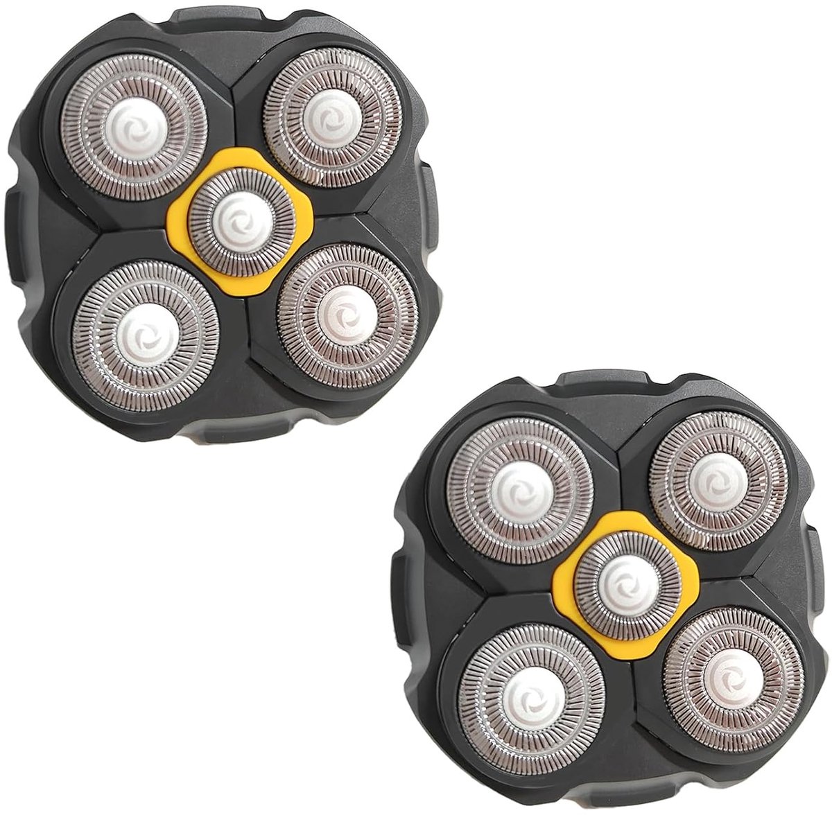 Vervangende mesjes geschikt voor Microtouch Titanium elektrische scheerapparaten, hypoallergene natte en droge precisiescheerkoppen, 2-pack