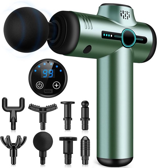 Mini-massagepistool voor spieren, 99 snelheden, ultrastil - Mini-massagepistool - €38,89