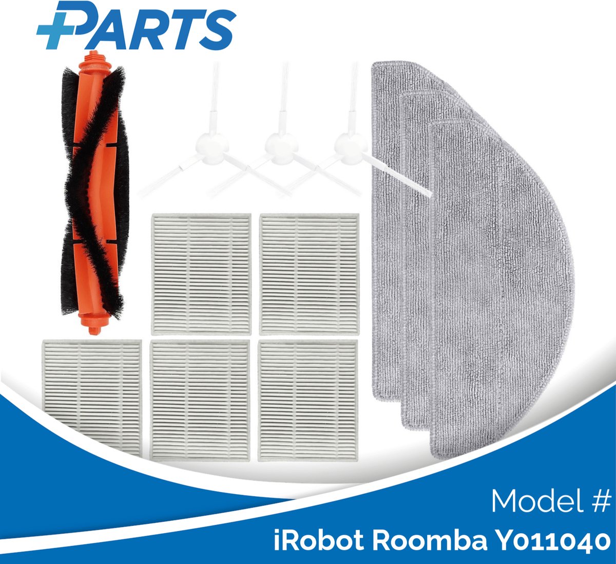 iRobot Roomba Y011040 Onderhoudsset (Plus.Parts® alternatief voor 4837325)