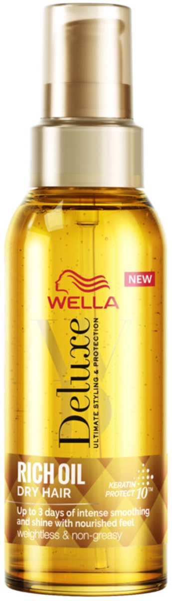 3x Wella Deluxe Oil Rich 100 ml