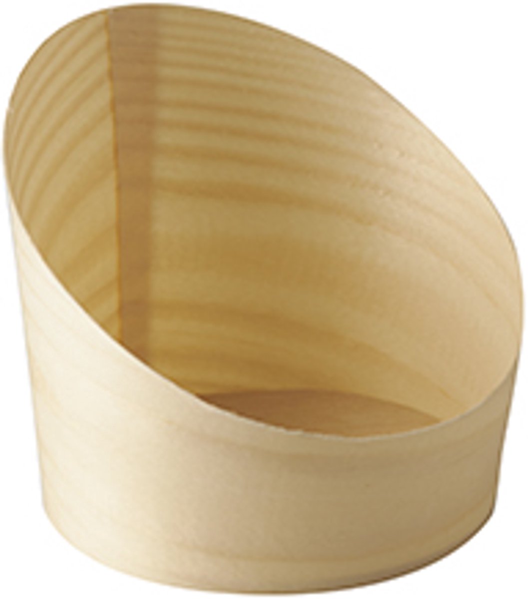 25 Snackbekers, hout pure Ø 8,2 cm · 8,5 cm