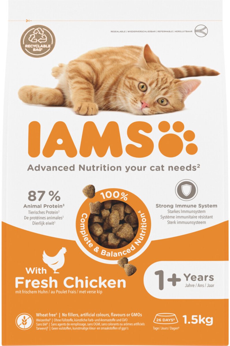 IAMS Kat Adult Kip 1,5 kg