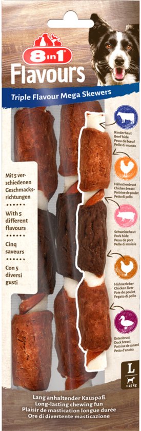 8in1 Triple Flavour Mega Skewers - 160 gr