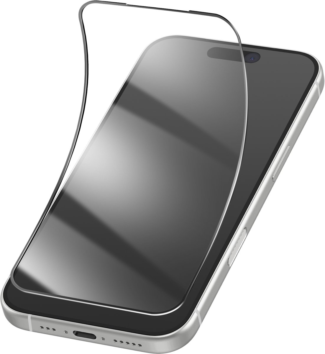 Bestsuit, Screenprotector geschikt voor iPhone 17 - Flexible Glass Ultra-Resistant, Transparant
