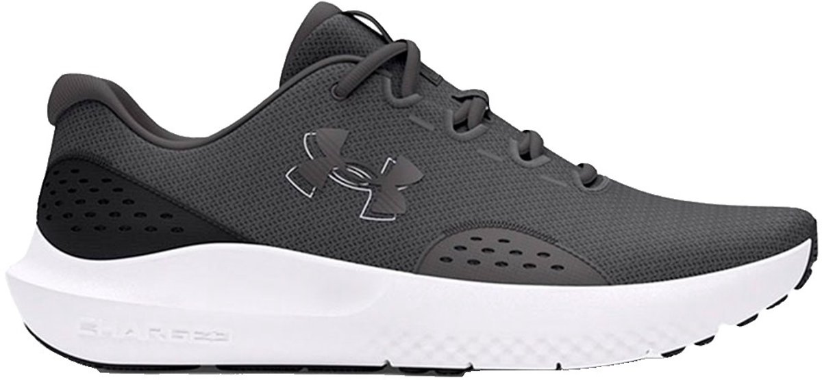 Under Armour UA Charged Surge 4-GRY Heren Sportschoenen - Castlerock - Anthracite - Anthracite