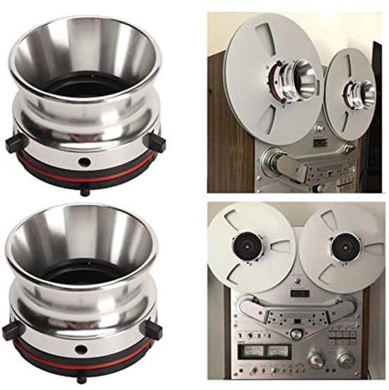 Nab Reel Hub Adapters voor 10 Reel to Reel Tape Recorders, Nab Hub Adapters Reel to Reel Tape Nab Hub Adapter voor Studer voor ReVox voor Akai voor Teac (Zilver) — afbeelding 4