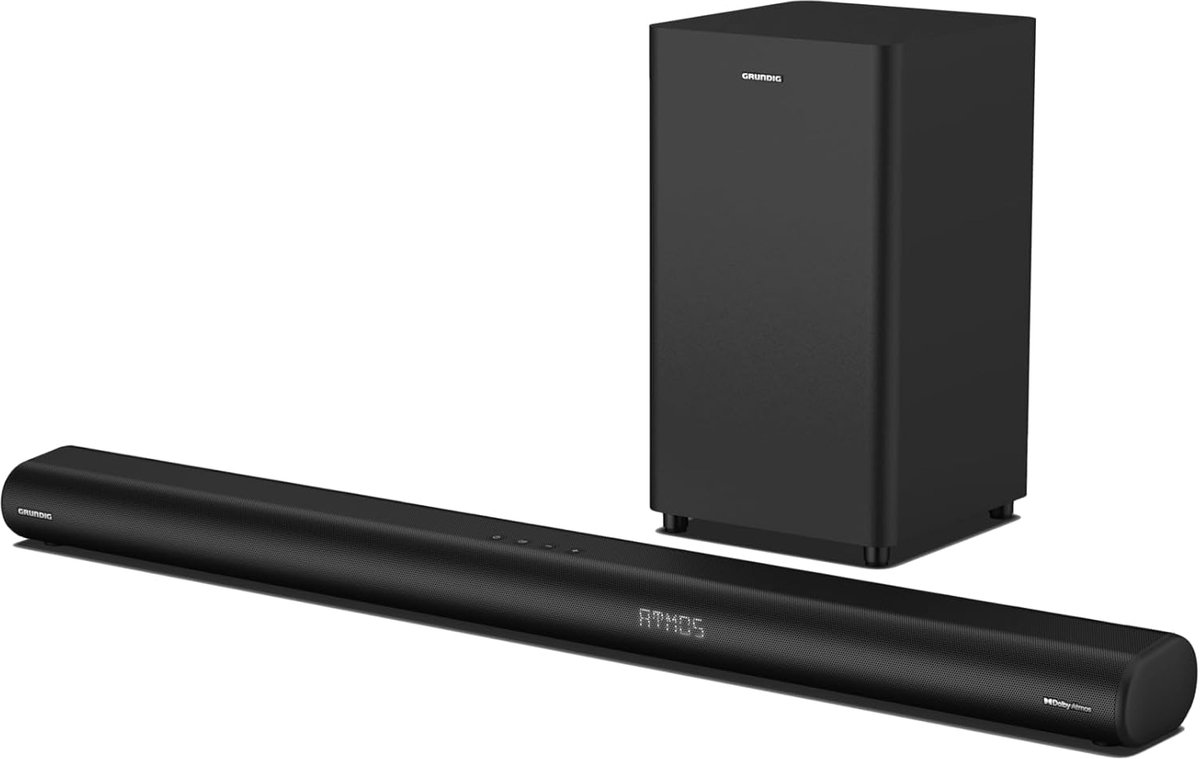 Dolby Atmos Soundbar 3.1.2 met Subwoofer 580 Watt Zwart - Dolby - €331,35