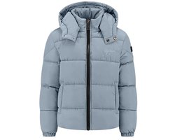 Malelions Winterjas puffer - Ice blauw
