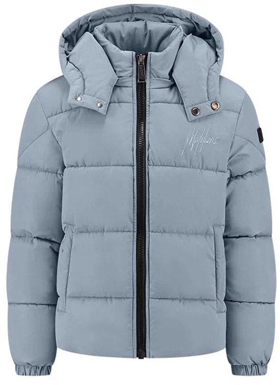 Malelions Winterjas puffer - Ice blauw