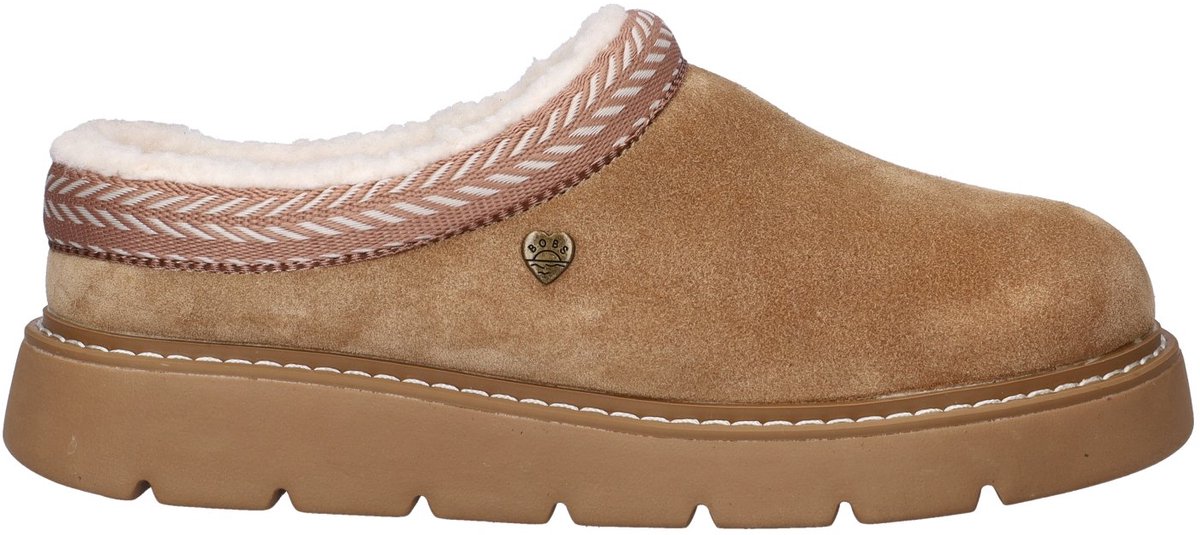 Bobs Keepsake Lite dames pantofffel - Cognac - Maat 37