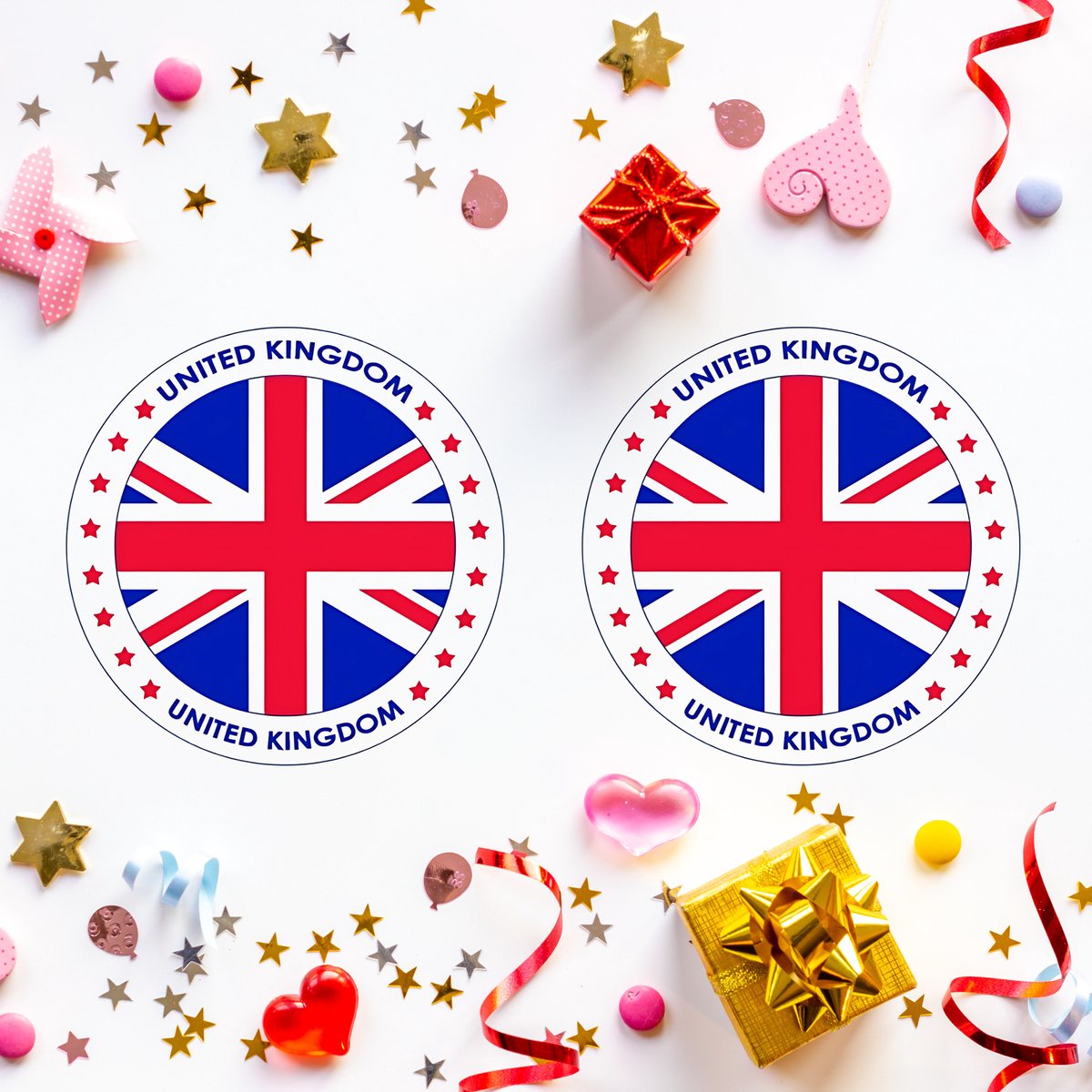 Bierviltjes Engeland - 50x stuks - landenthema - versiering - onderzetter