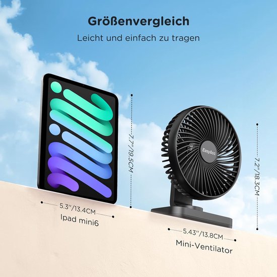 Vind usb ventilator in Ventilatoren op