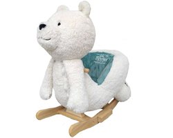 Little Rocker – IJsbeer - - Hobbelpaard – Schommelstoel voor Baby – Schommeldier voor veel speelplezier - Kinderspeelgoed - Speelgoed 12 maanden - Tot 35 kg Gewicht
