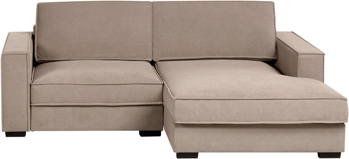 Beliani KOLDING - Hoekbank - Taupe - Linkszijdig - Polyester Beige